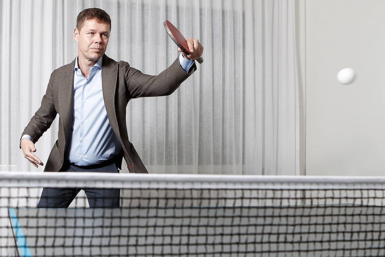 Carsten Koerl von der Firma Sportradar. Er bietet Daten zu Sportwetten an, und vor allem ist der auf der Jagd nach Sportwett-Betruegern. St Gallen, 18.9.2018Photo Siggi Bucher