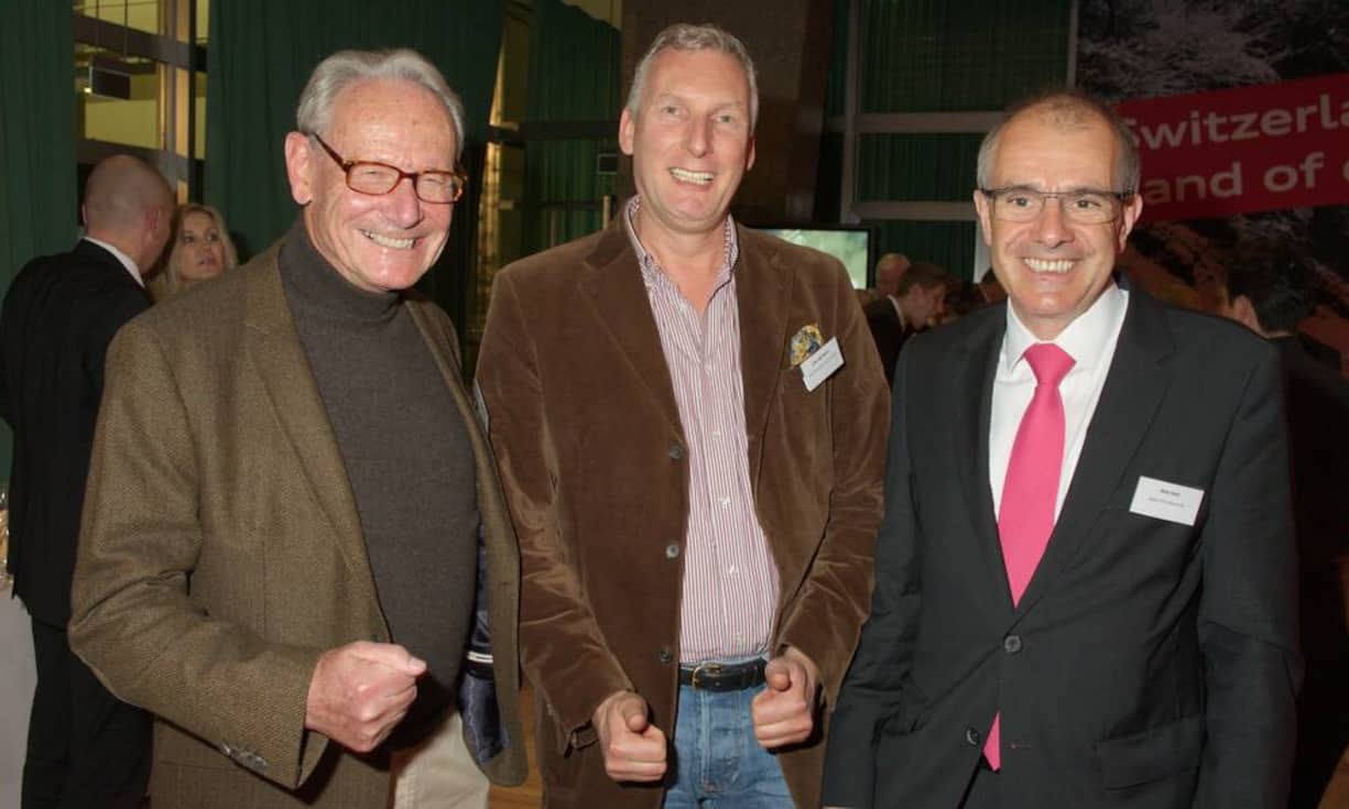 Peter Silberschmidt, SwissCham; Uwe Splittdorf, Badybalance Splittdorf; Willi Reif, Sallfort Privatbank AG