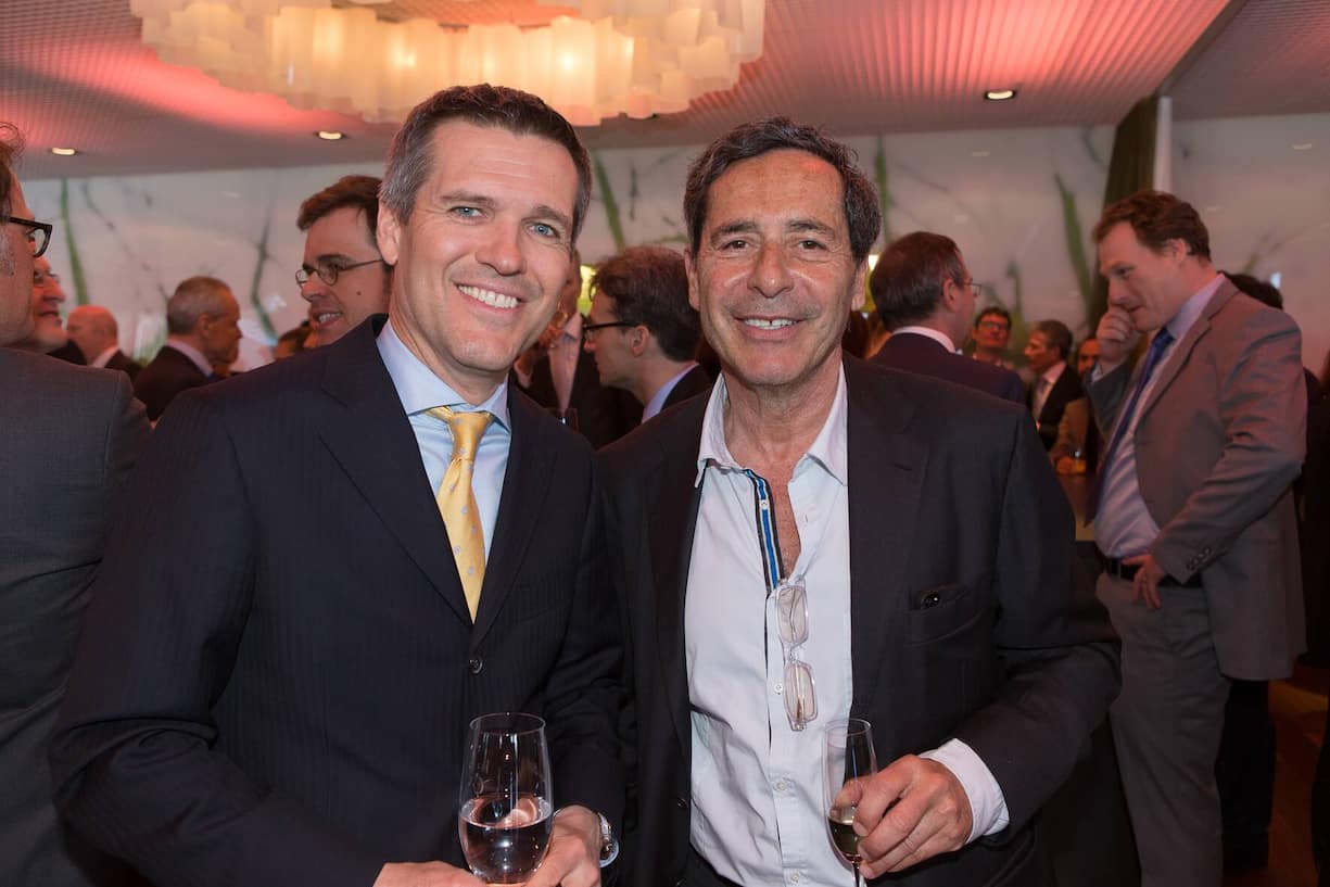 Lukas Gähwiler, UBS; Roger Schawinski, Radio 1 AG