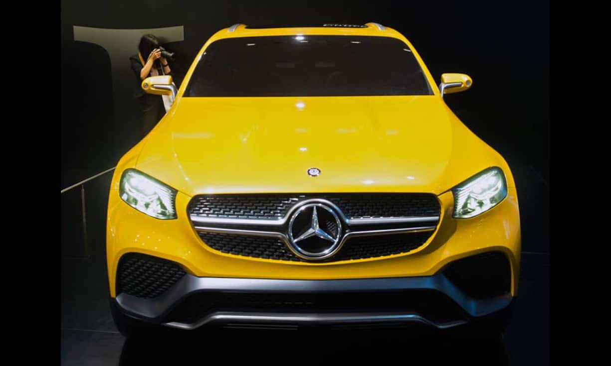 Das sind die IAA-Neuheiten:Mercedes Concept GLC CoupéDas Concept GLC Coupé von Mercedes ist ein dynamisch-expressiver Showcar und verbindet typische Coupé-Stilelemente mit der Designsprache kommender SUV-Generationen.