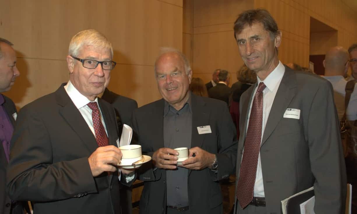 Aldo Mastai, Geschäftsführer, Colunas Treuhand GmbH;
Andres M. Richard, Vorstand SGO;
Hansruedi Wolfensberger, CEO, Wolfensberger Consulting