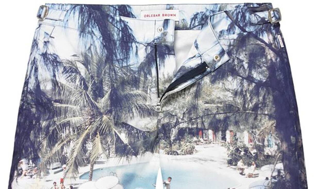 Die Badehose «Bulldog» in der Farbe «Pine Coolada» von Orlebar Brown ist wie für James Bond gemacht.