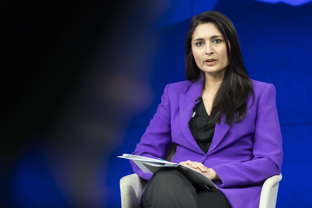 ... Saadia Zahidi und ...