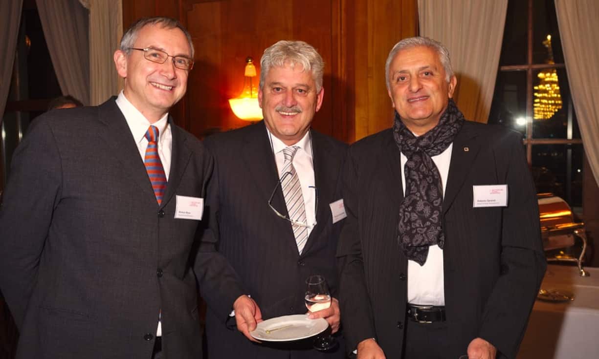 Markus Wyss, Head of Markets + Consultants, S-GE;
Nicolas Isenschmid, Sales & Marketing, Deltron AG;
Roberto Oprandi, Inhaber, Oprandi & Partner International