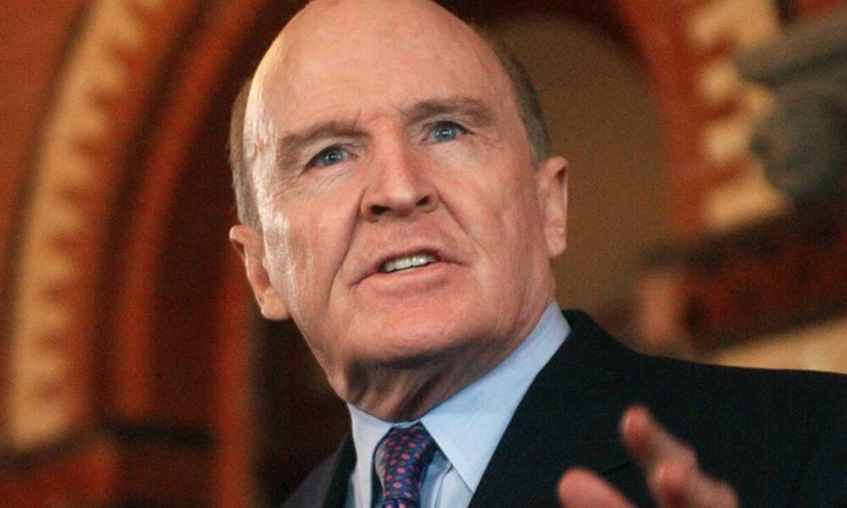 Ein Wirtschaftsboss findet sich auf Rang 5: Der ehemalige Chef von General Electrics, Jack Welch.