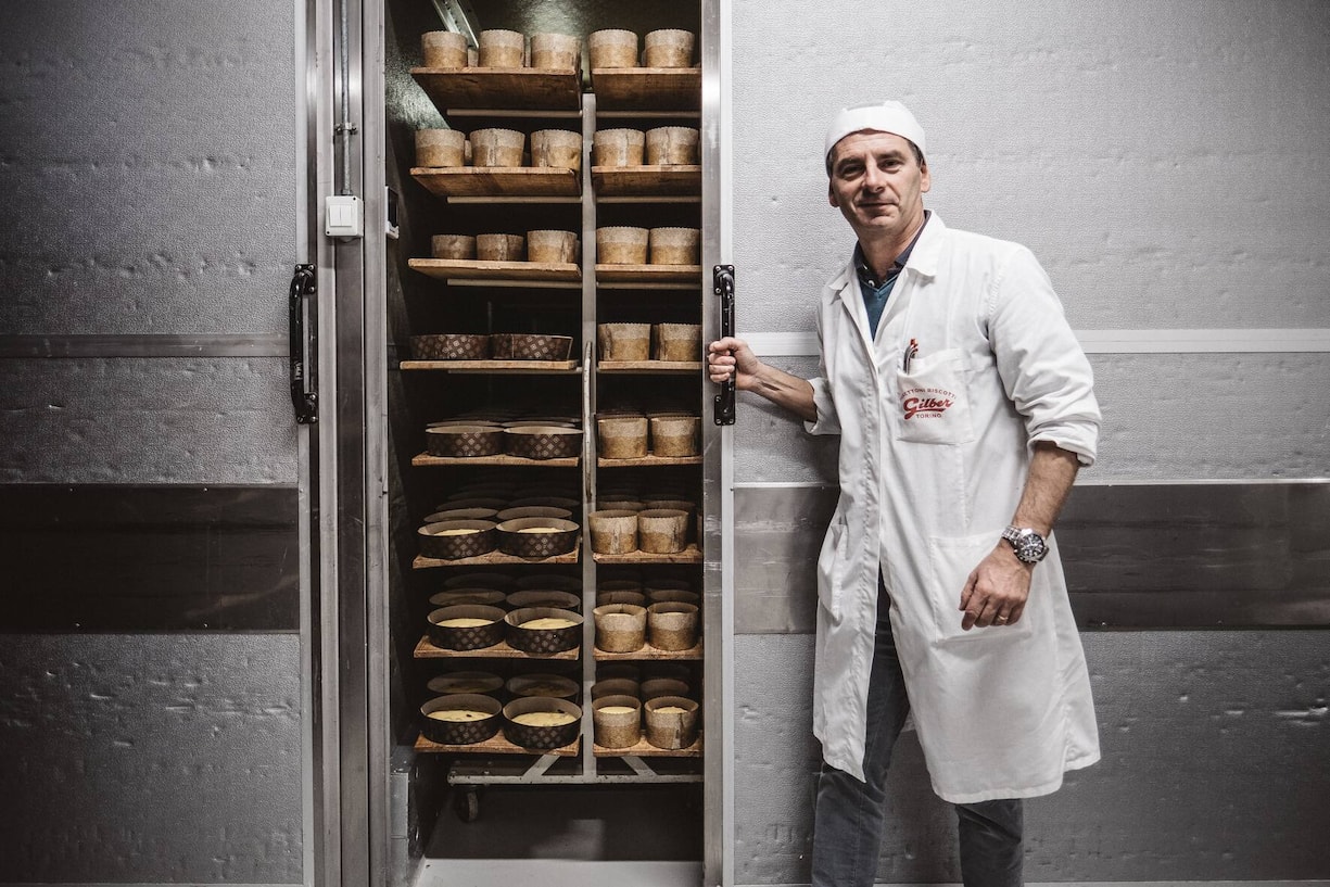 Panettone im Kühlregal