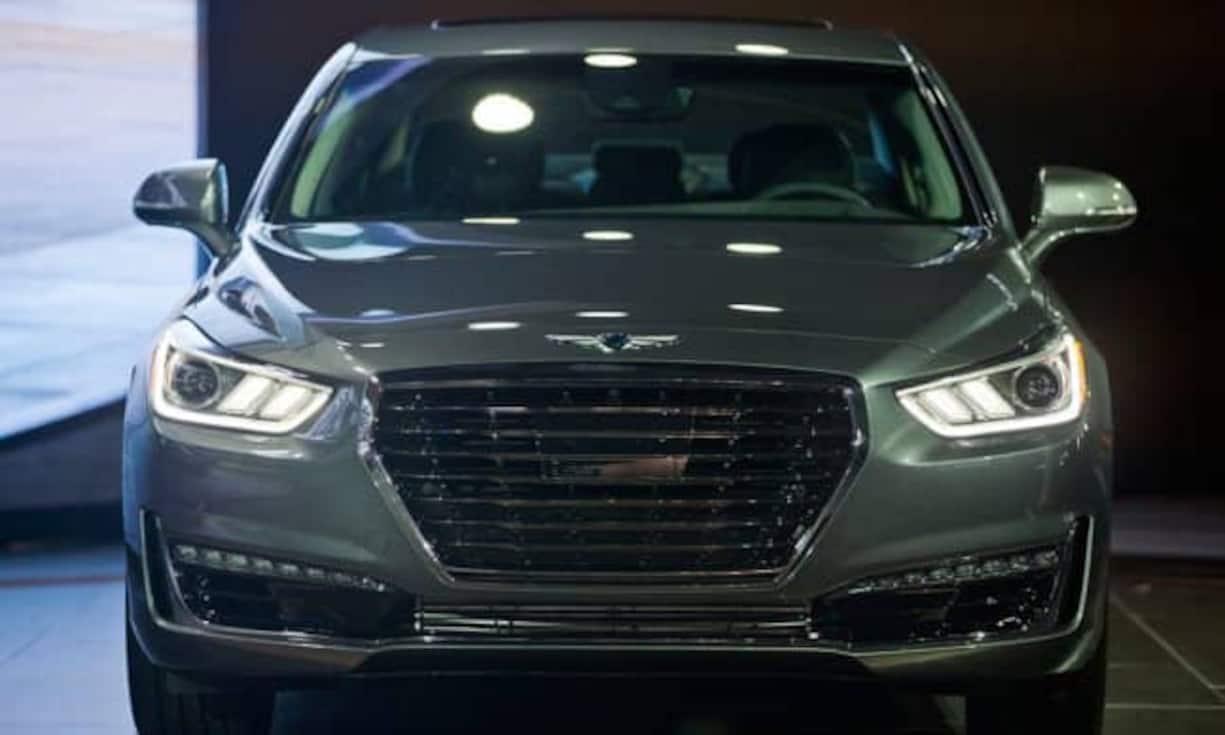 Genesis G90Genesis ist die Nobelmarke von Hyundai. Das neuste Modell der Koreaner kommt in zwei Versionen, mit 370 PS oder 315 PS, auf den Markt.