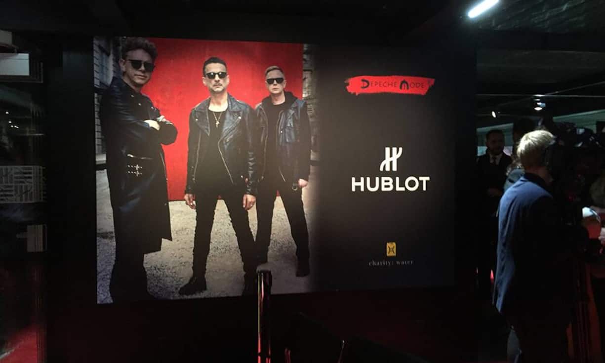 Bei Hublot ist man mächtig stolz auf die Zusammenarbeit mit Depeche Mode.