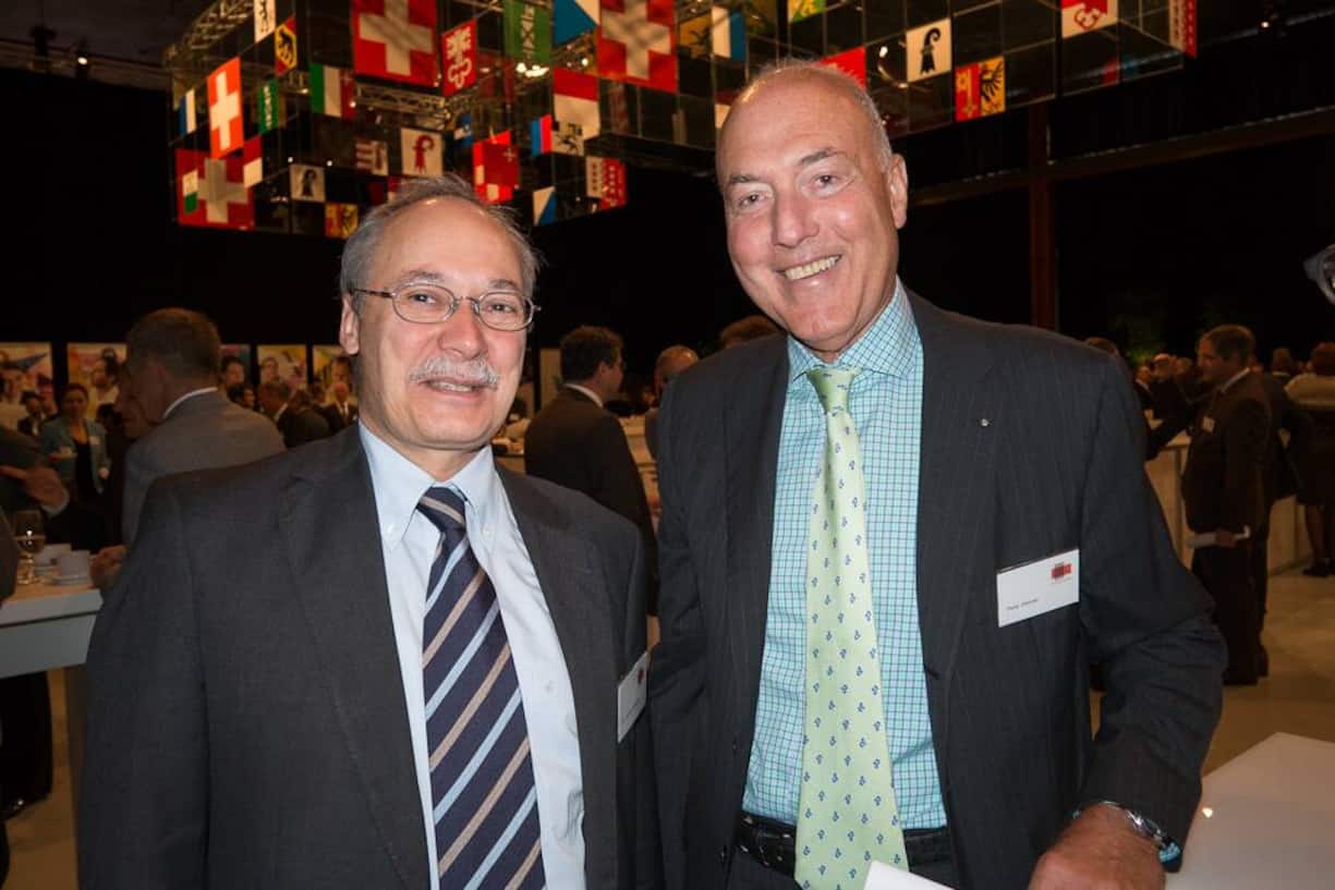 Gerhard Schwarz, Direktor Avenir Suisse; Peter Steiner, Inhaber Peter Steiner Holding AG
