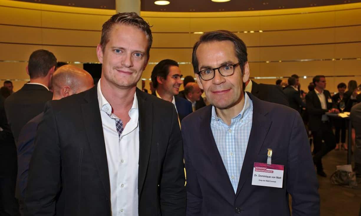 Florian Zimmermann, Manager, Ace2Ace outdoor media ag;
Dominique von Matt, Verwaltungsratspräsident, Jung von Matt/Limmat