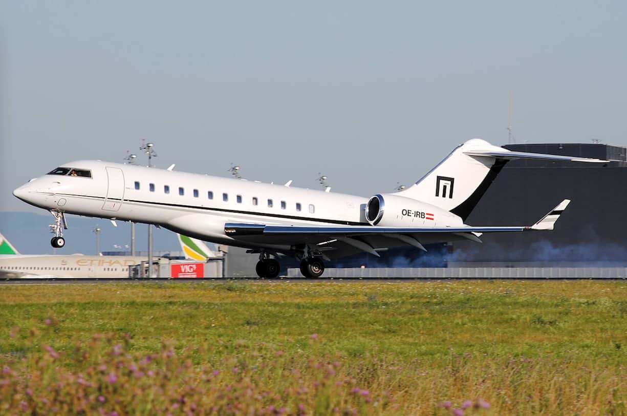 ... Privatjet Bombardier Global Express.