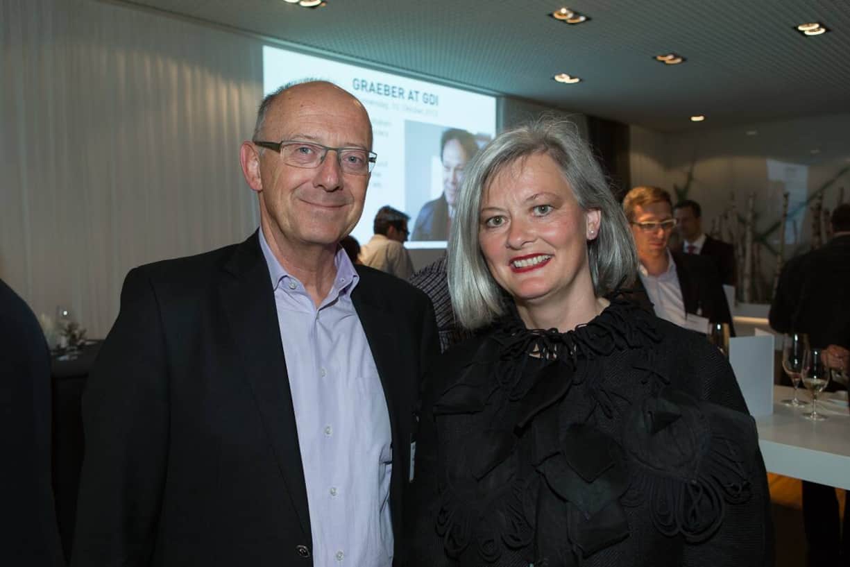 Hans Ziegler, VRP, Charles Vögele Holding AG; Doris Aebi