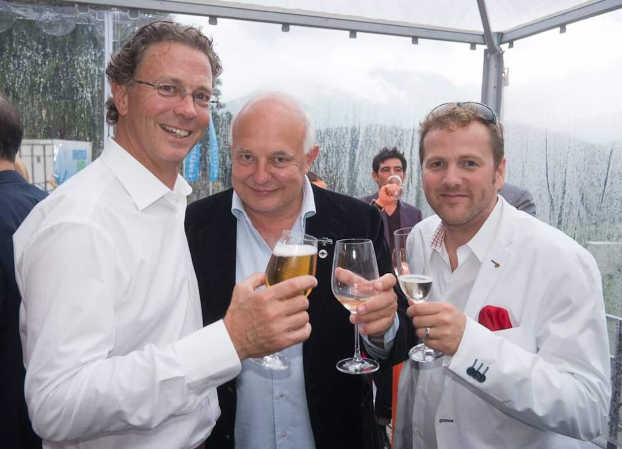 Markus Hauser, Hotel Hauser; Rolf Sachs, Dracula Club; Christian Jott Jenny, Festival da Jazz St. Moritz