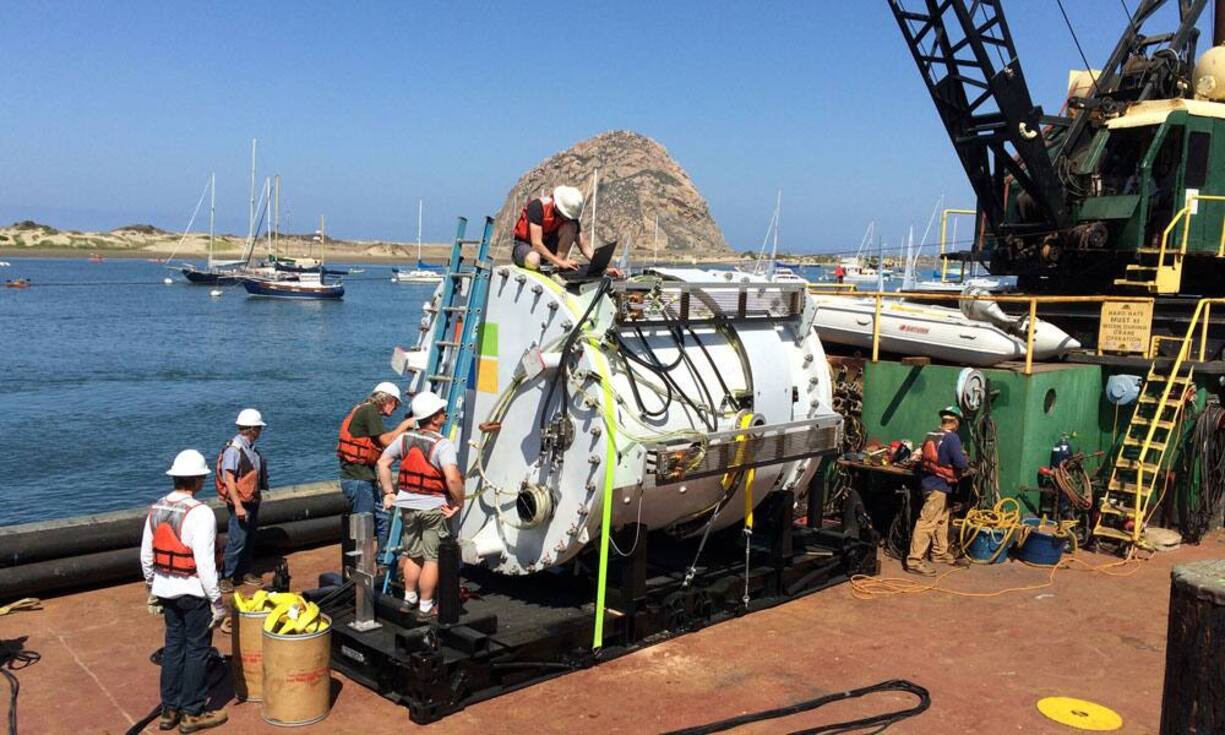 Project Natick: An Microsofts Traum vom Unterwasser-Rechenzentrum wird gut einen Kilometer vor der Küste Kaliforniens geforscht.