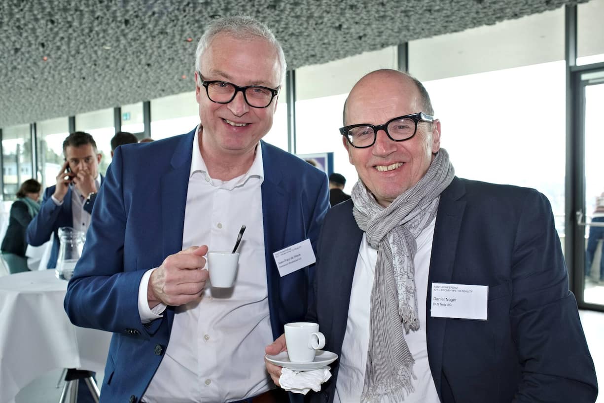 Jean-Paul de Weck, Swisscom Broadcast AG; Daniel Noger, BLS Netz AG