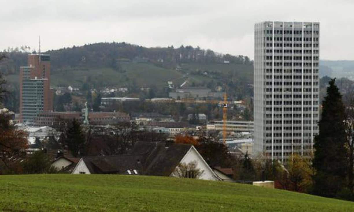 Rang 3: Wintower ehemals Sulzer-Hochhaus in Winterthur, 99 Meter, 1966.