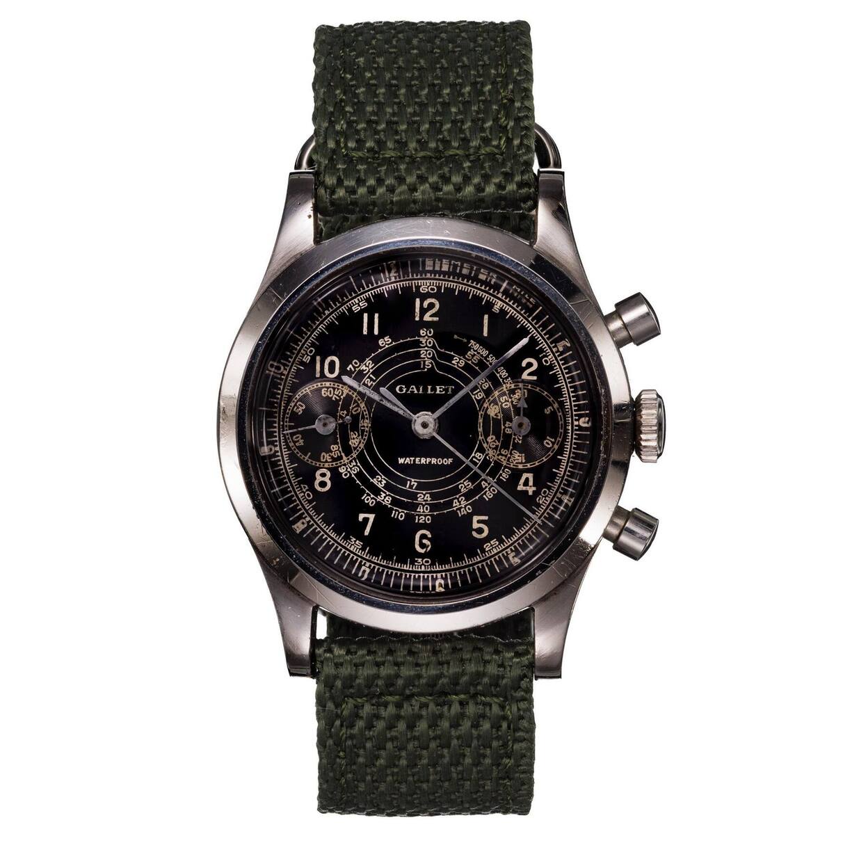 Gallet Multichron Clamshell circa 1938