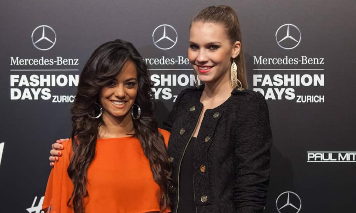 Die Fashion Days in Zürich als Treffpunkt der Stars und Sternchen: Letztes Jahr waren auch die beiden Ex-Schweizer-Missen Aline Buchschacher (links) und Kerstin Cook (auch dieses Jahr wieder dabei), ...