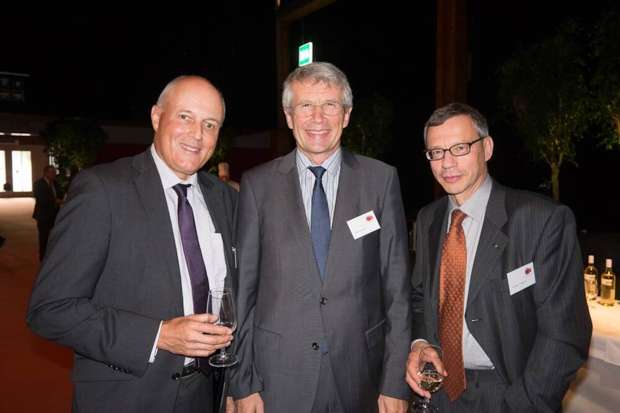 Hans-Rudolf Sprenger; Walter Steinlin, Präsident KTI; Thomas C. Maurer, Managing Partner Maurer Partner Communications