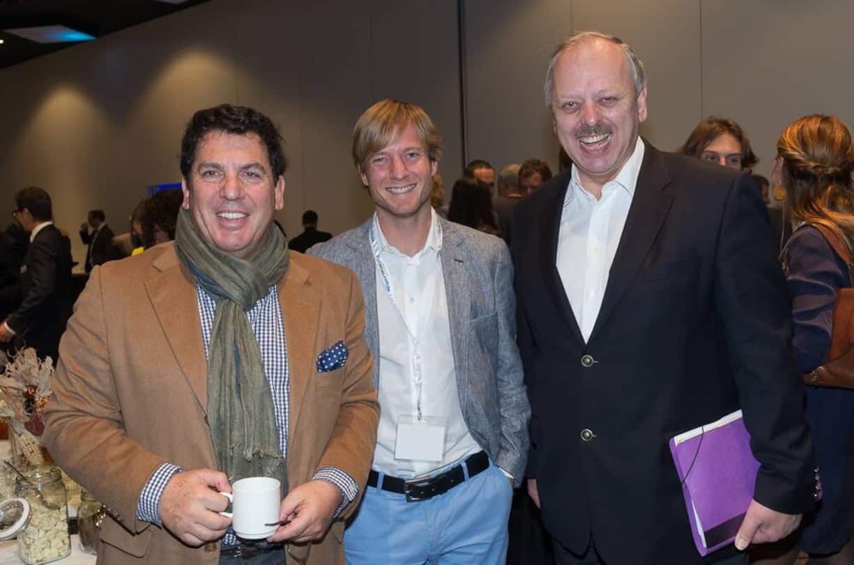 Thierry Halff, VR-Delegierter Maus Frères; Laurent Poffet, Maus Frères; Dieter Bullinger, debecon GmbH