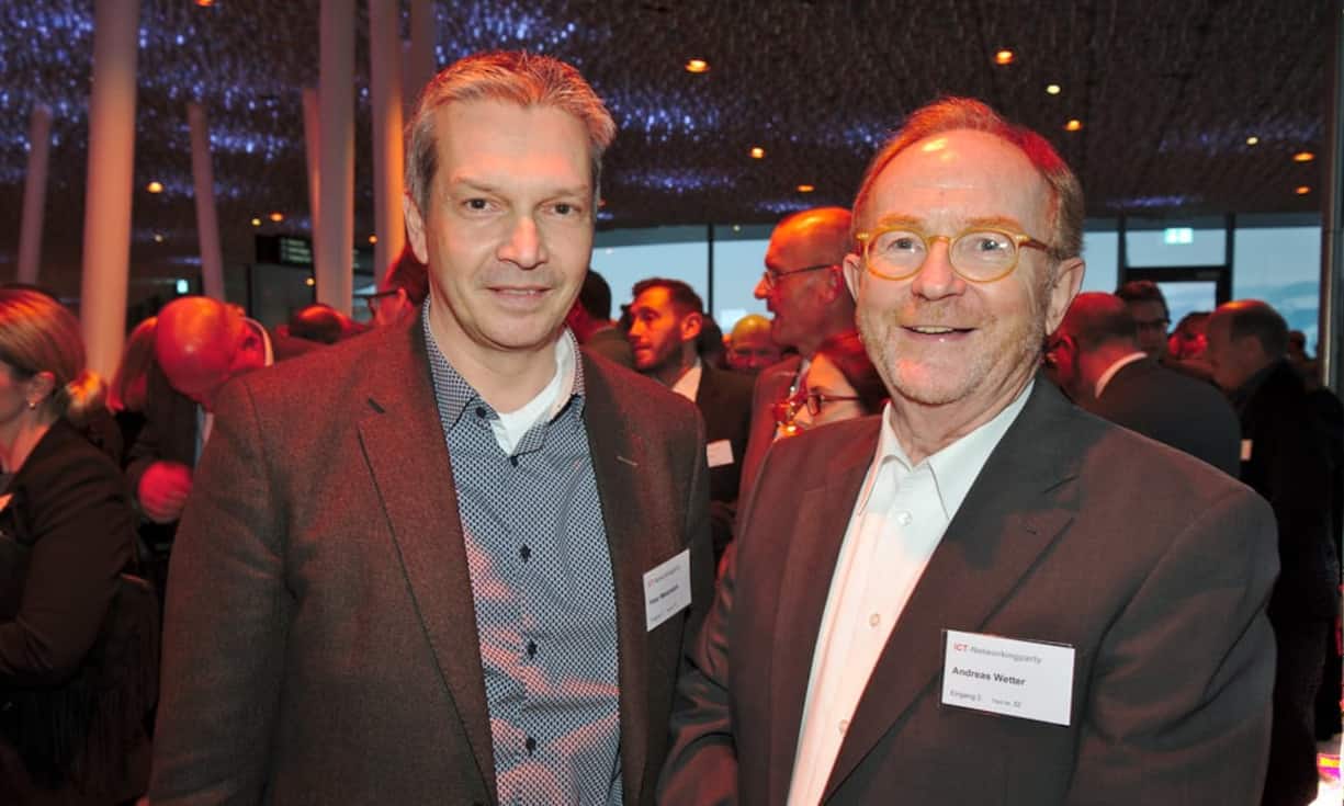 Peter Messmann, Head of Telefom, ewz;
Andreas Wetter, Investor, Wetter & Partner GmbH (Bildbeschrieb v.l.n.r.)
