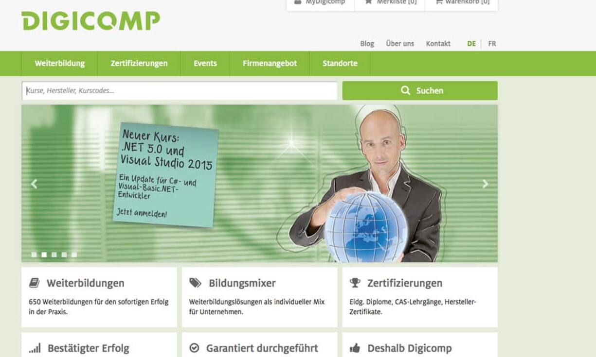 Digicomp Academy
Das Aus- und Weiterbildungsunternehmen hat Kernprozesse in der Ausbildung vorbildlich digital transformiert.