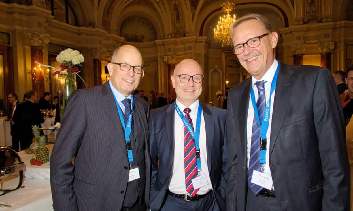 Claus Widrig, Geschäftsführer, GWR Gesellschaft für Wirtschaftskommunikation und Repräsentation; Adrian Parpan, CEO, Würth Financial Services AG; Jürg Michel, Beirat, Würth Financial Services AG