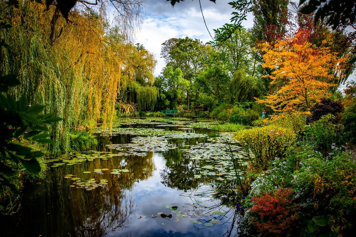 Wie ein Gemälde präsentiert sich Monets Garten in Giverny.
