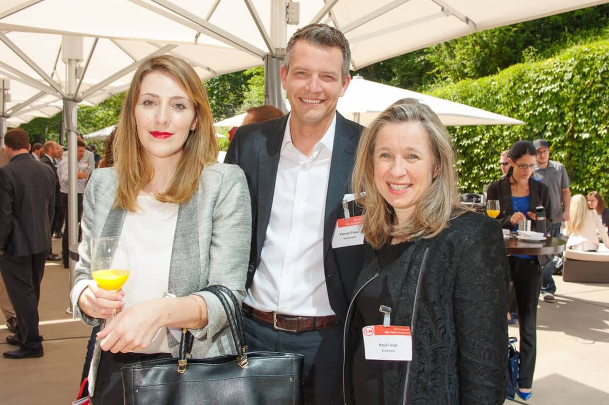 Thea Ferretti, Branders; Florian Faber, Expomobilia; Katja Feige, Euroforum.