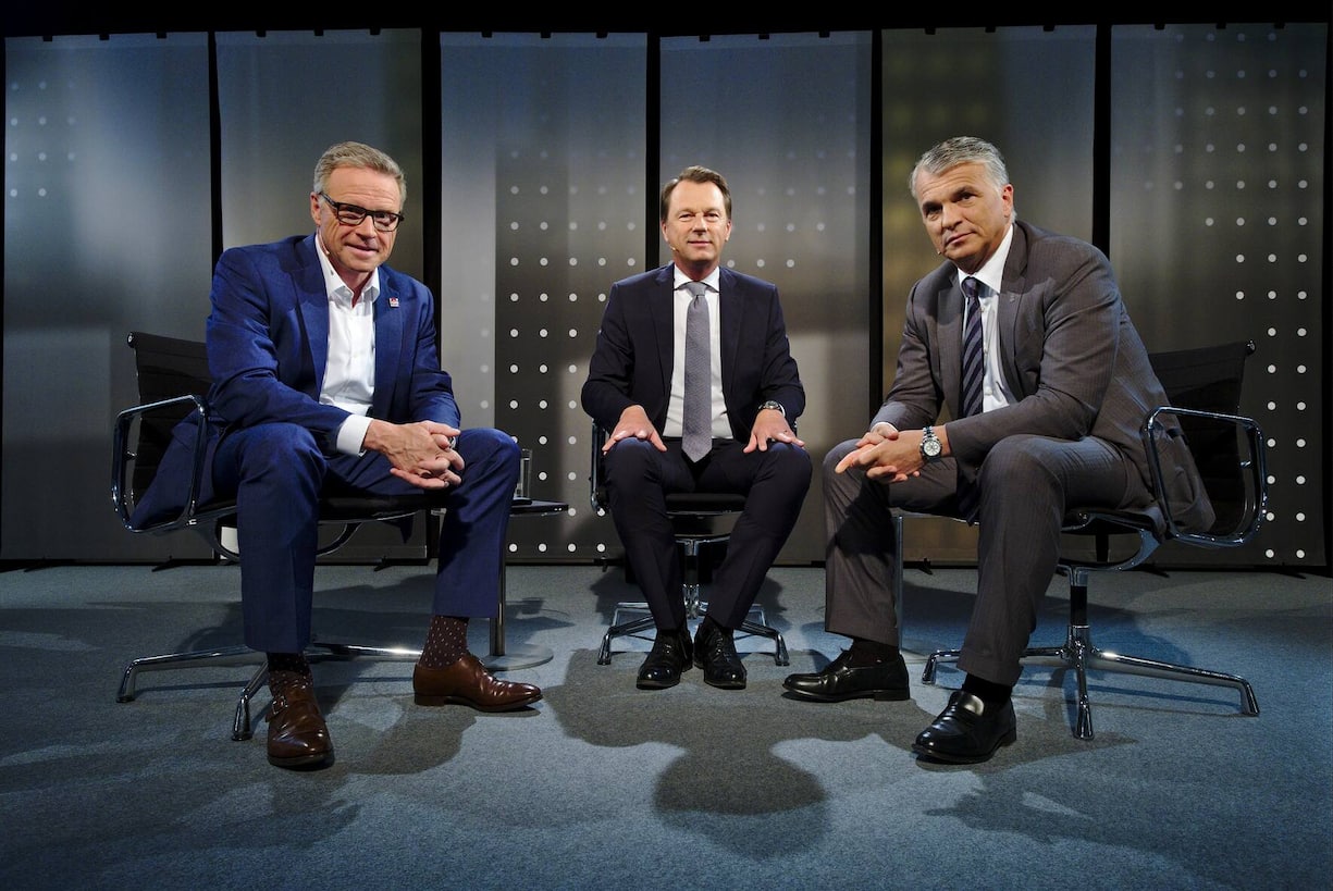 Andreas Meyer, SBB AG;
Dirk Schütz, Bilanz;
Sergio Ermotti, UBS Switzerland AG