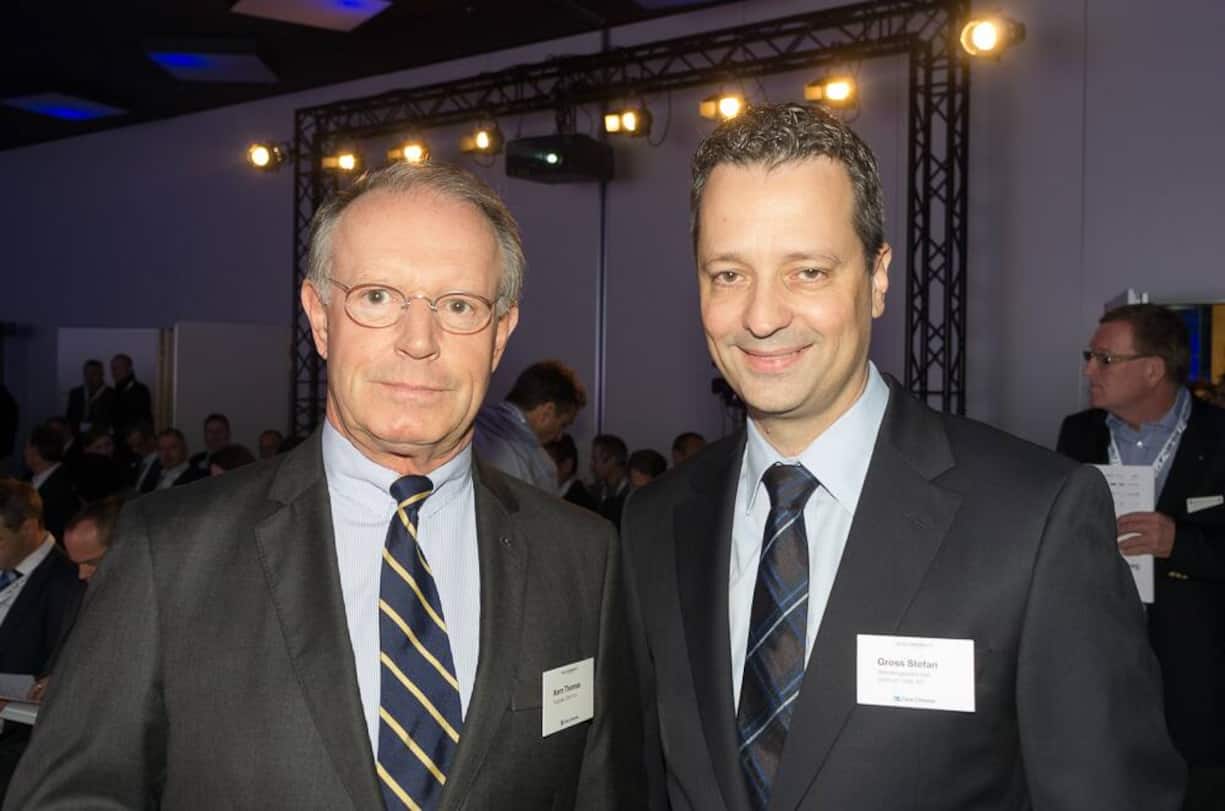 Thomas Kern, CEO Flughafen Zürich AG; Stefan Gross, Geschäftsführer Zentrum Glatt AG