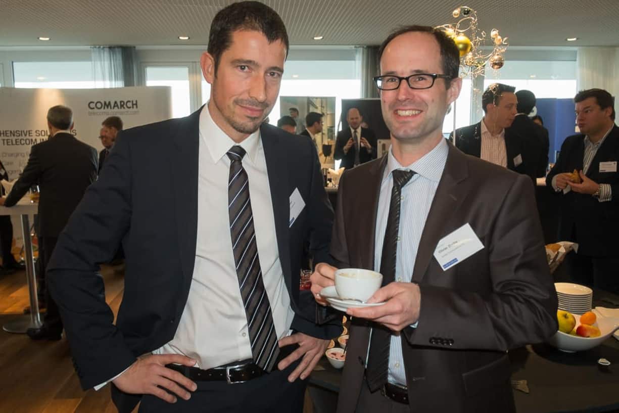 Marcel Huber, Director Legal & Regulatory, Orange Communications SA; Olivier Buchs, Director Regulatory, Sunrise Communications AG