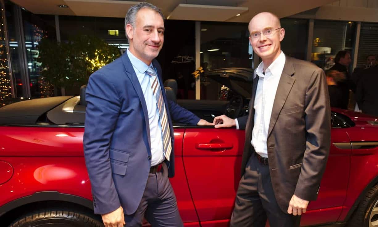 Andy Knöpfel, Verkaufsberater, Garage Zürich-Nord;
Thoms Skipwith, Institut Descubris