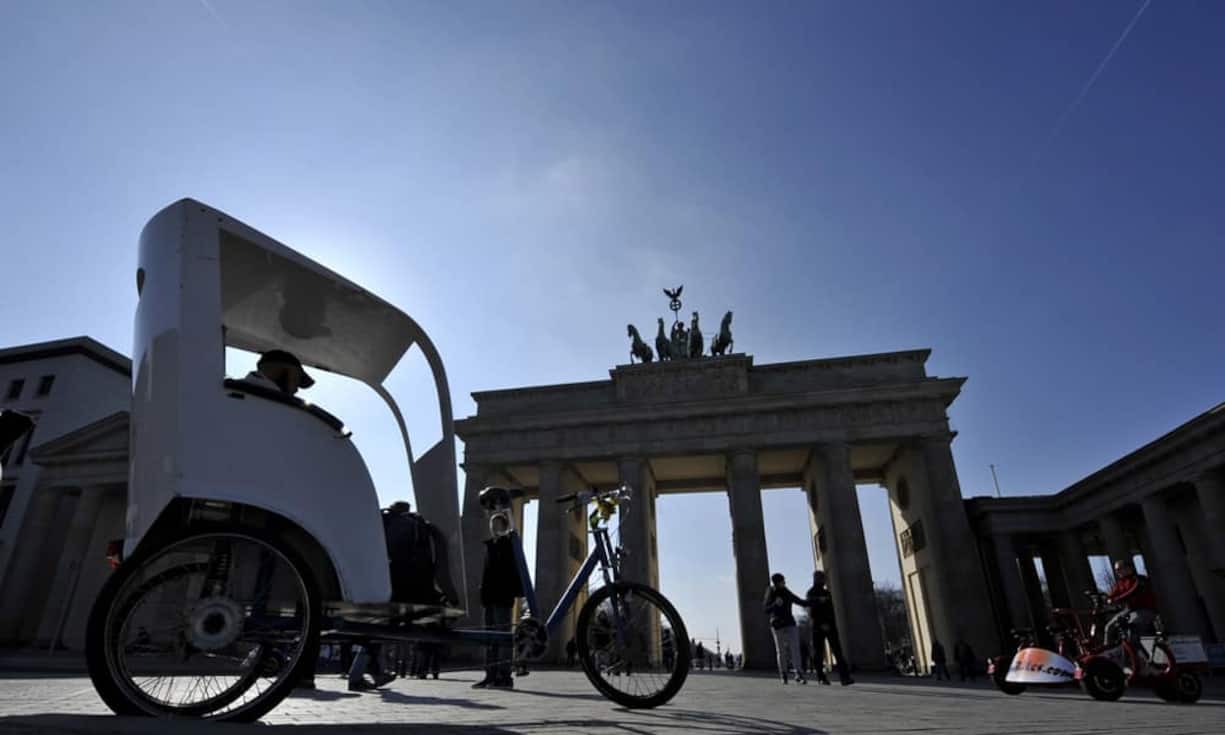 Eines der Wahrzeichen des wirtschaftlich sehr starken Deutschlands: Das Brandenburger Tor in Berlin.