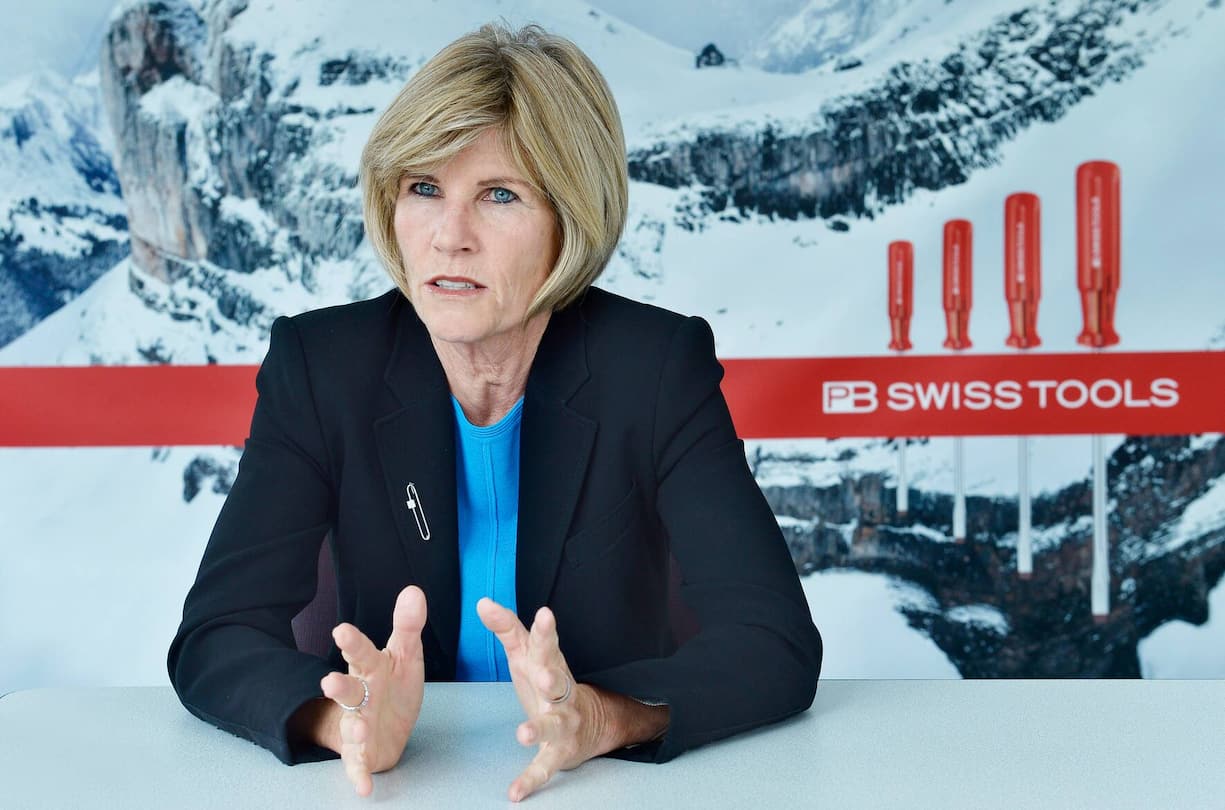 FOTO: PETER MOSIMANN, 8. 9. 2014 WASEN BE:  Eva Jaisli, CEO Swiss Tools