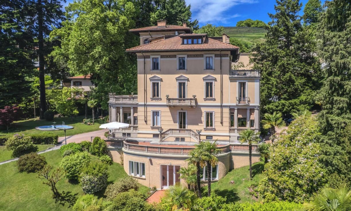 Das Anwesen mit Baujahr 1890 ist die derzeit teuerste Immobile im Tessin.