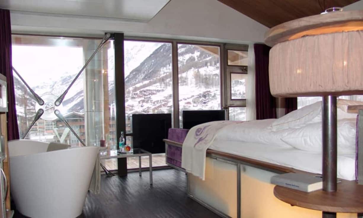 Platz 5: Minus einen Platz für das Backstage Hotel Vernissage in Zermatt.
Bild: Backstage Hotel Vernissage