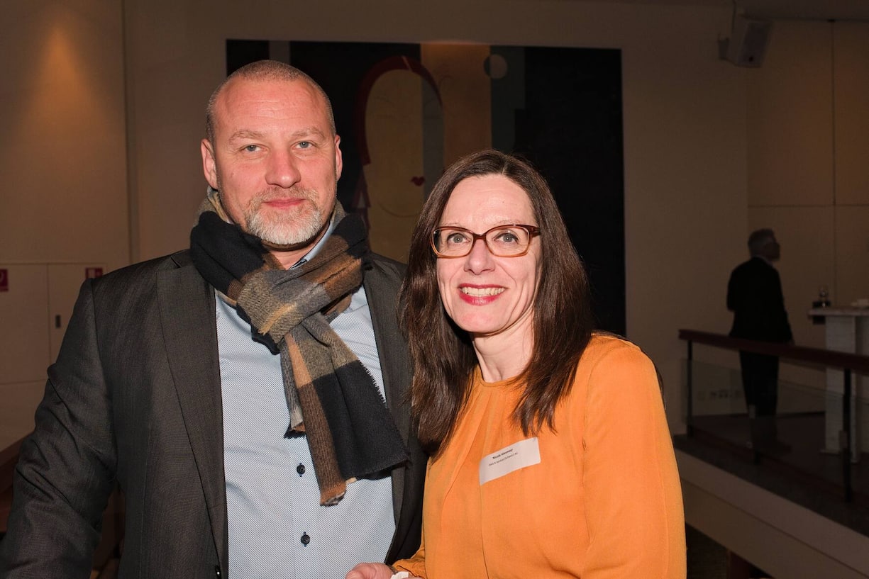 Vladimir HrdliÄka, Daiichi Sankyo (Schweiz AG);Nicole Hiesmayr, Daiichi Sankyo (Schweiz) AG