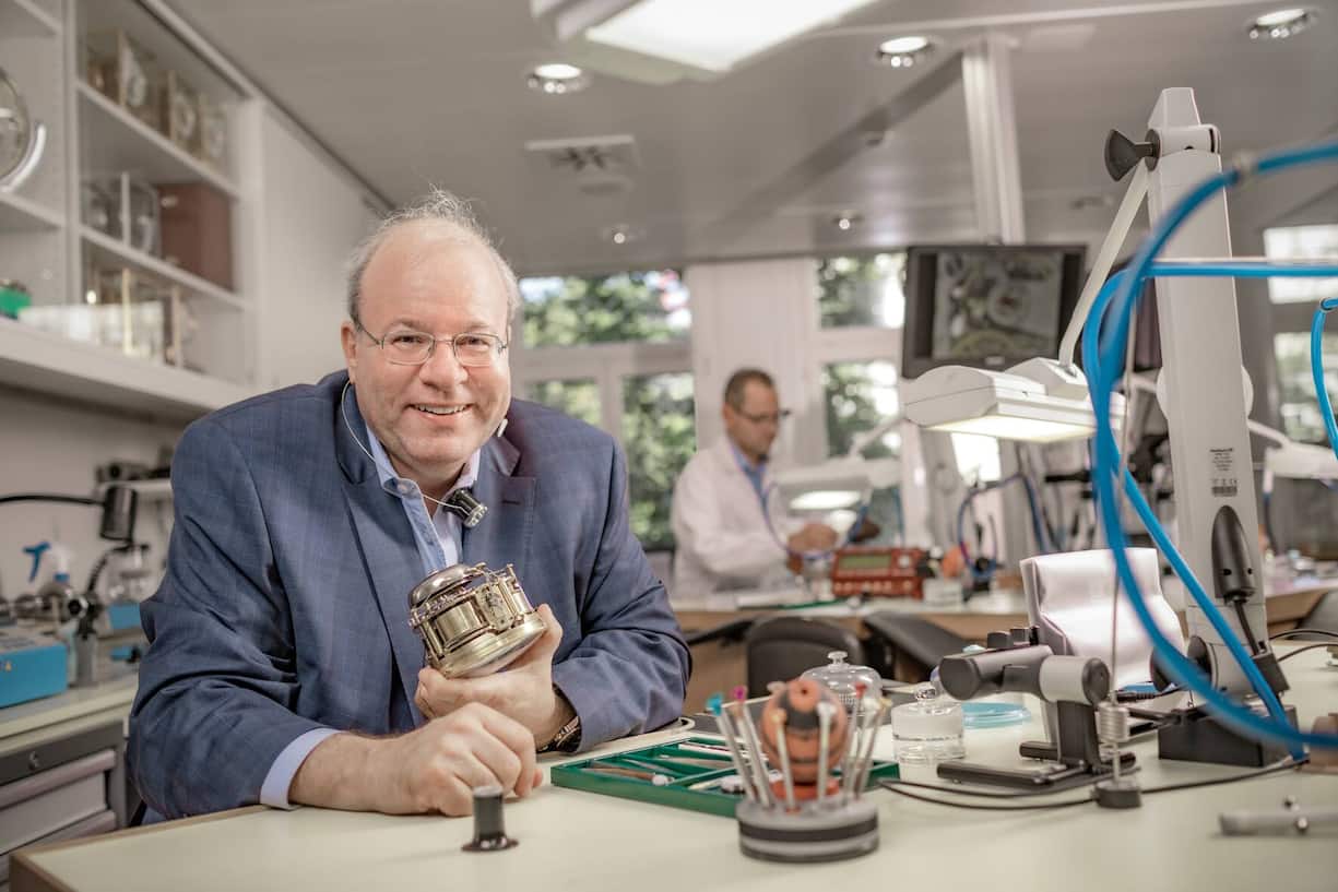 Uhrenhändler René Beyer und die Familie Bolzli von Aerowatch sind seit Jahren freundschaftlich verbunden.