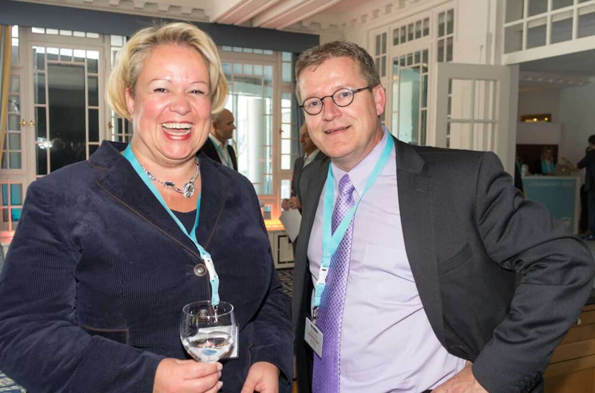 Mirjam Van Dijk, Managing Director, Royal Duyvis Wiener BV; Tom Velthuis, Sales Manager, Royal Duyvis Wiener BV