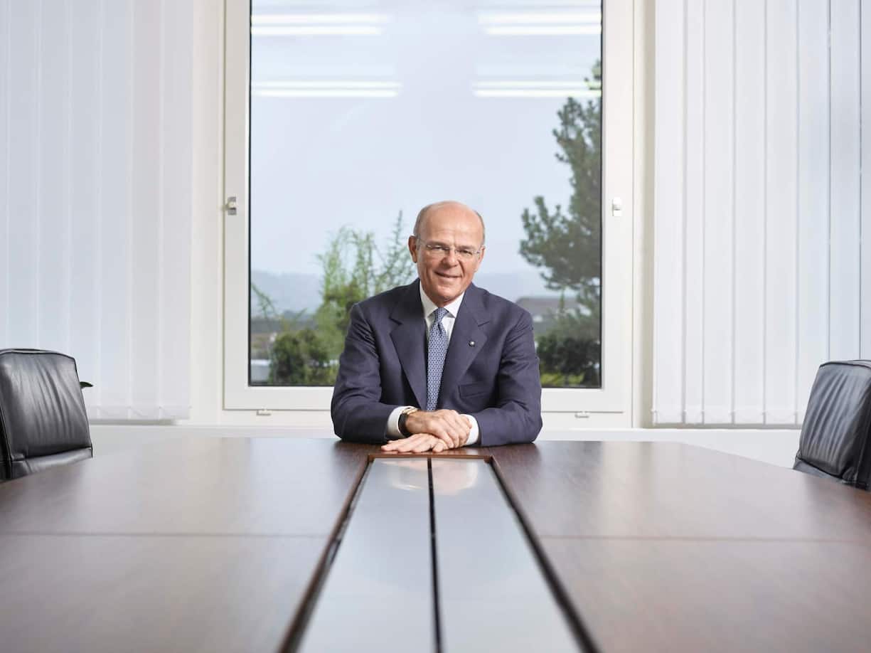 Portrait of Mario Greco, Zurich Insurance Group CEO, taken on the premises of the company in Zurich, Switzerland, on August 9, 2016. (KEYSTONE/Christian Beutler) Mario Greco, CEO der Zurich Insurance Group, portraitiert am 9. August 2016 in den Raeumlichkeiten der Firma in Zuerich. (KEYSTONE/Christian Beutler)