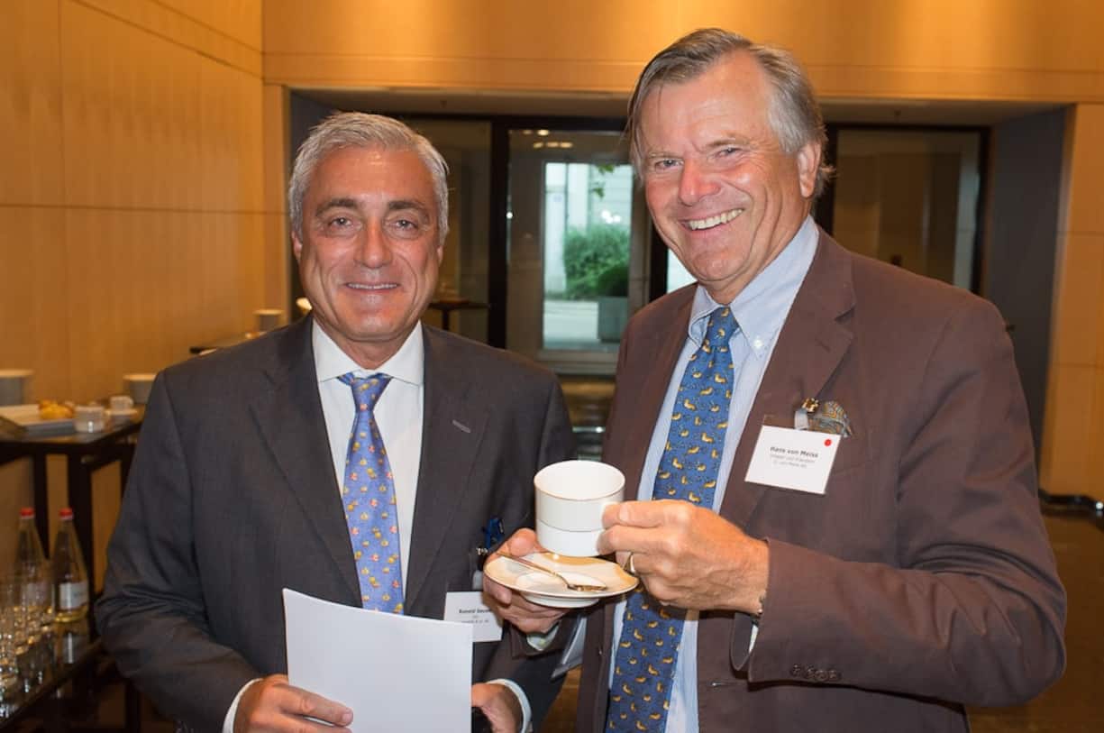 Ronald Sauser, CEO, Leonardo & Co AG; Hans von Meiss, Inhaber & Präsident, G. von Meiss AG