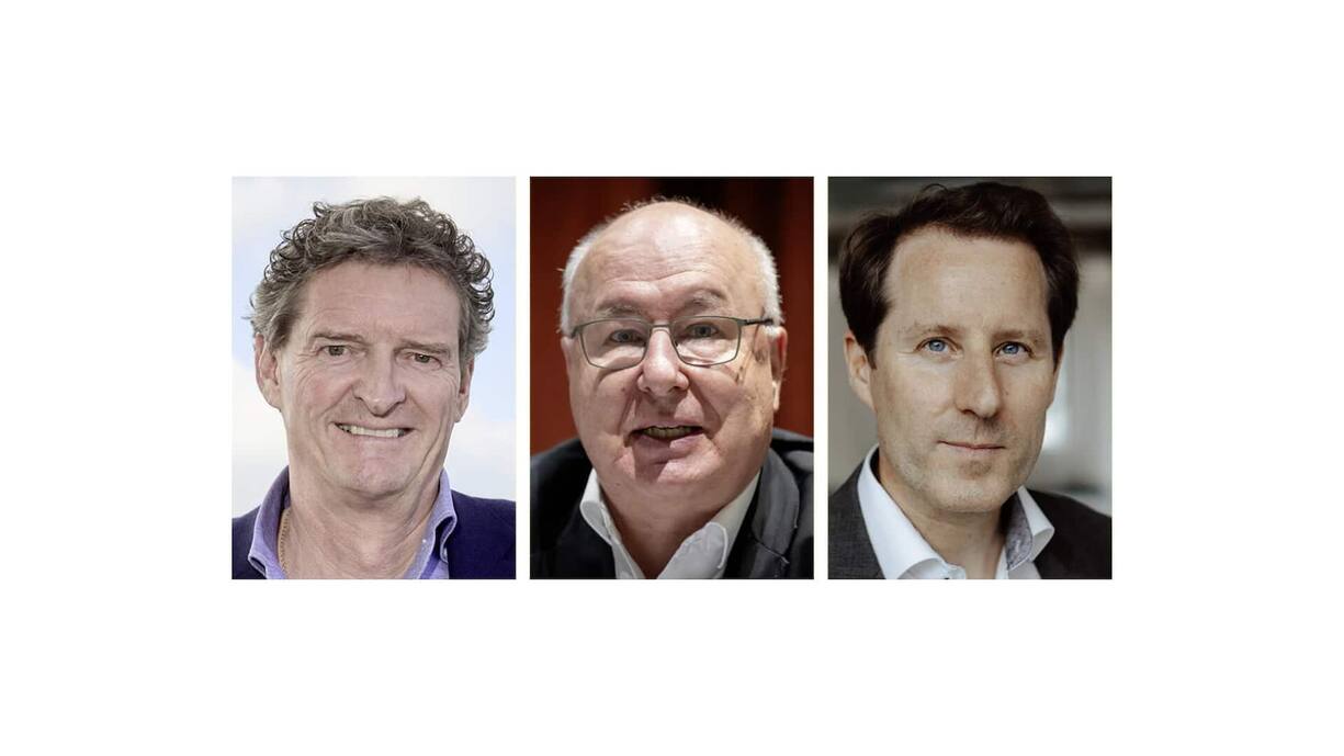 Urs Wietlisbach, Pierre-Yves Maillard, Thomas Aeschi (v.l.).