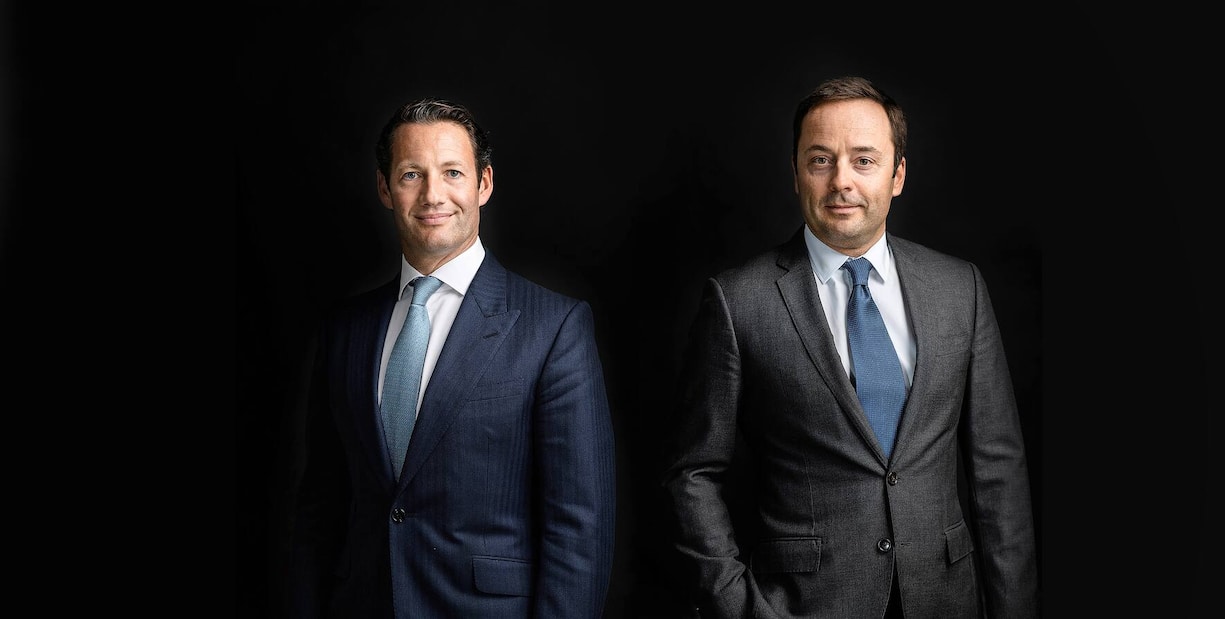 Marc Pictet (45, l.) leitet die Informatik, Bertrand Demole (46) verantwortet den Handel und die Alternativen Anlagen