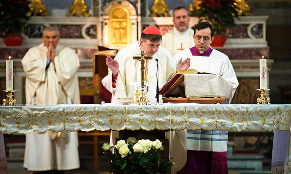 Kardinal Kurt Koch feiert an Neujahr 2011 seine erste Messe