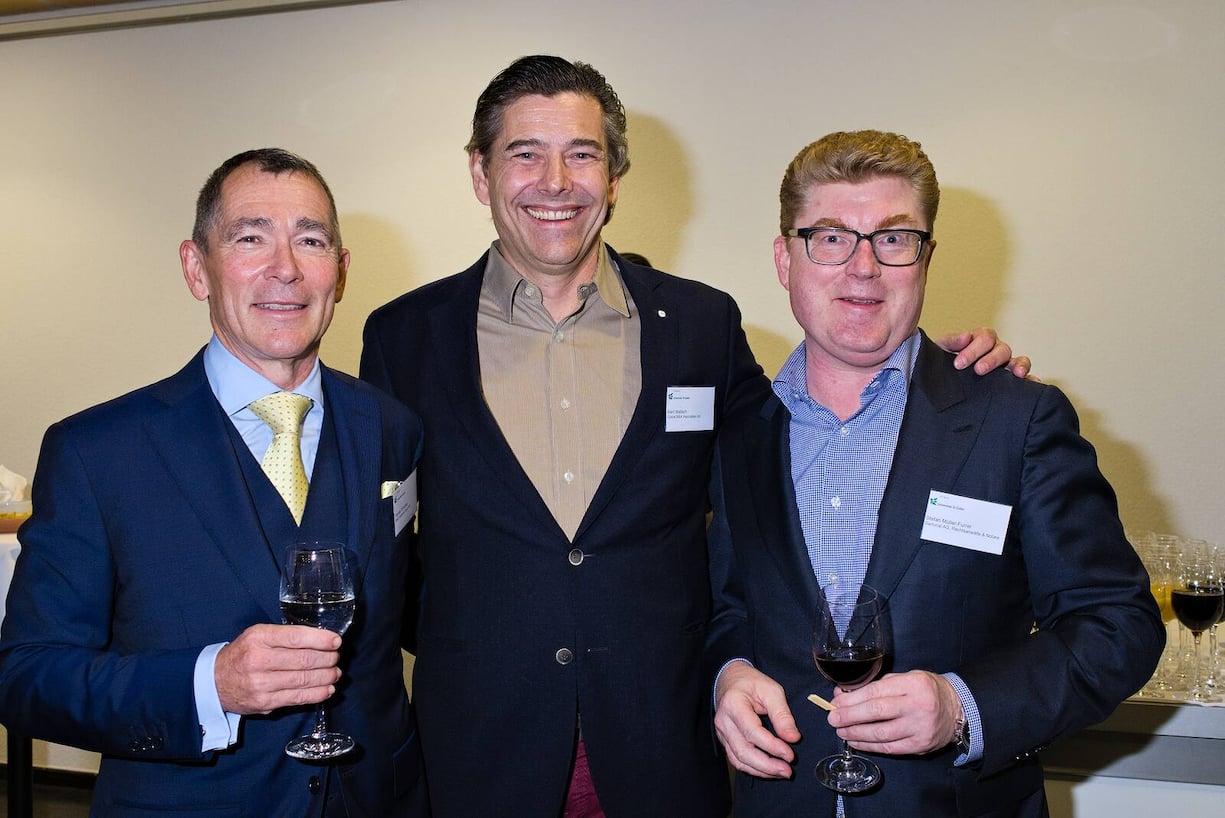 Thomas Schrepfer, PMIC Advisors Group Ltd.; Marc Wallach, Global M&A Associates Ltd.; Stefan Müller-Furrer, Sartorial AG, Rechtsanwälte & Notare