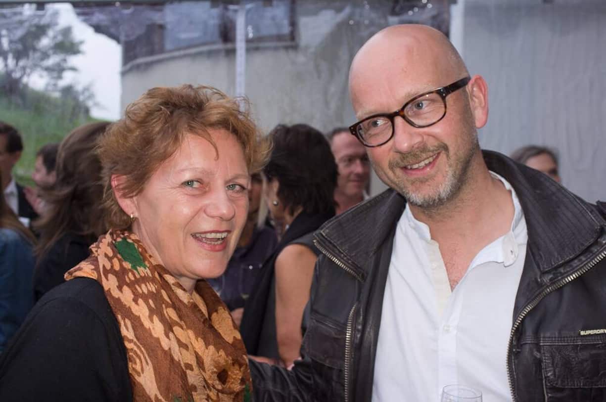 Theres Windmüller; Christian Vetsch, technischer Leiter Festival da Jazz St. Moritz