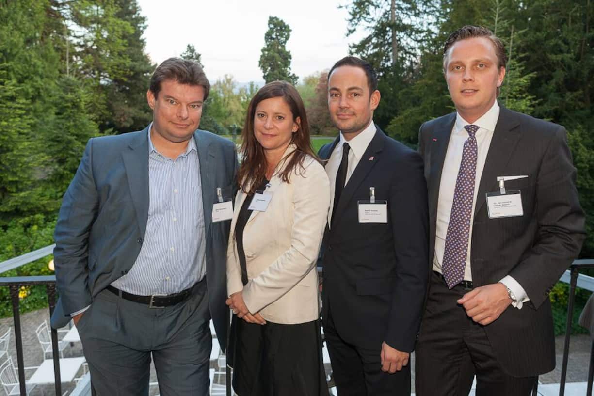 Marc Kowalsky, BILANZ; Sonja Kingsley, IWC; Mehdi Guenin, Swiss International Airlines AG; Jan-Hendrik Völker-Albert, SBB