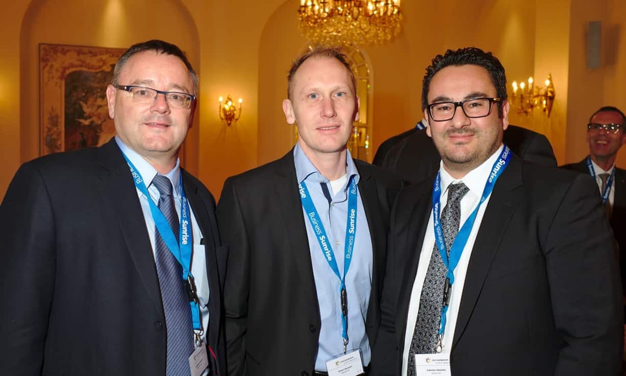 Andreas Knöpfli, Peakteq GmbH;
Simon Stampfli, Stampfli AG;
Fabrizio Salanitri, Horisen AG