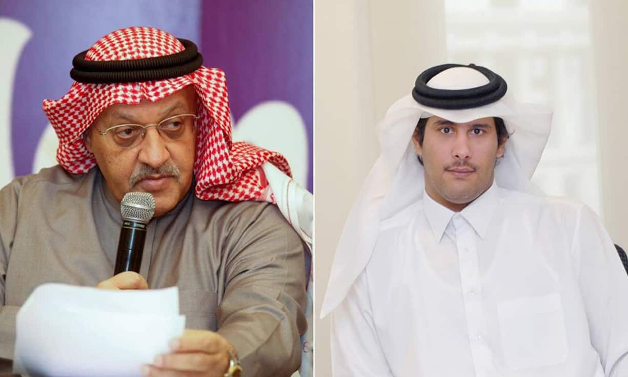 Khaled Olayan (Olayan Group) und Jassim Bin Hamad Al Thani (Katar)